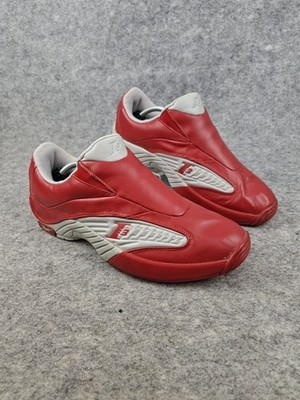 SELTEN (2010) AI Reebok Answer IV MVP rot weiß OG Slipper Schuhe Herren Größe UK 12