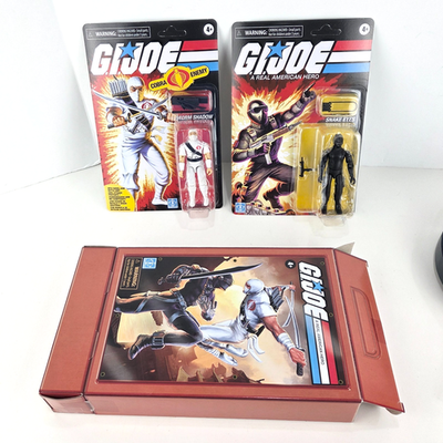 GIJOE 2体　GIジョー オマケ付き 2022 GI Joe Retro Snake Eyes & Storm Shadow 2-Pack Pulse Ex O-Ring