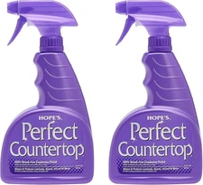HOPE'S Perfect Countertop Cleaner and Polish 22-Ounce Streak-Free Pack of 2