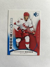 2025-26 UD SP Hockey Rookie Authentics Blue Alexander Nikishin #103 