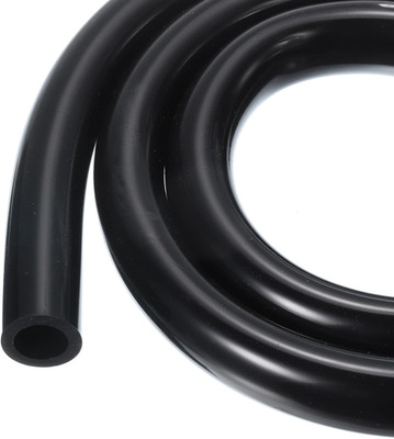 3.3Ft 1'' ID X 1-1/4'' OD Silicone Tubing Black Industrial Plastic Tubing Pure Sil
