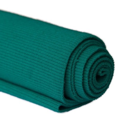 Rib Cuffing Sewing Fabric Jacket Hoodies Waistbands Cuffs 29 Green 43x8 Inch