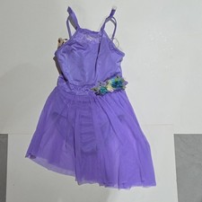 Weissman Sleeveless Girls Purple Dance Dress Size LC RN64830 Size LC