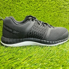 Reebok Print ULTK Mens Size 9W Black White Composite Toe Safety Work Shoes