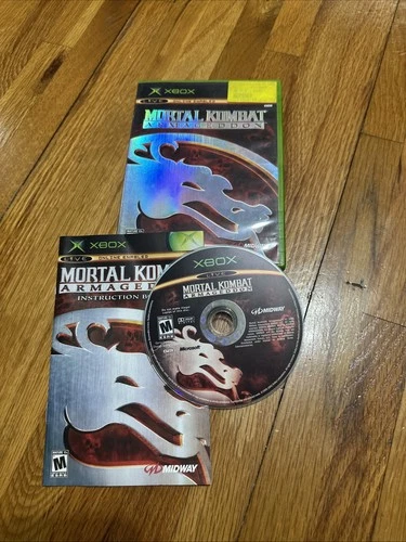 Mortal Kombat: Armageddon (Microsoft Xbox, 2006) CIB w/ Manual Tested Good Cond