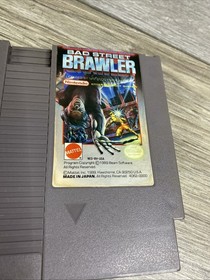 Bad Street Brawler (Nintendo NES, 1987) Game Only Authentic