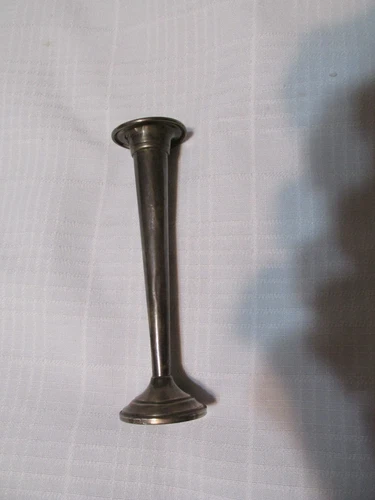 Vintage LUNT Sterling Silver 021 Trumpet Vase Fluted Candlestick Candle Holder