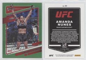2022 Donruss UFC Green Flood Amanda Nunes #63