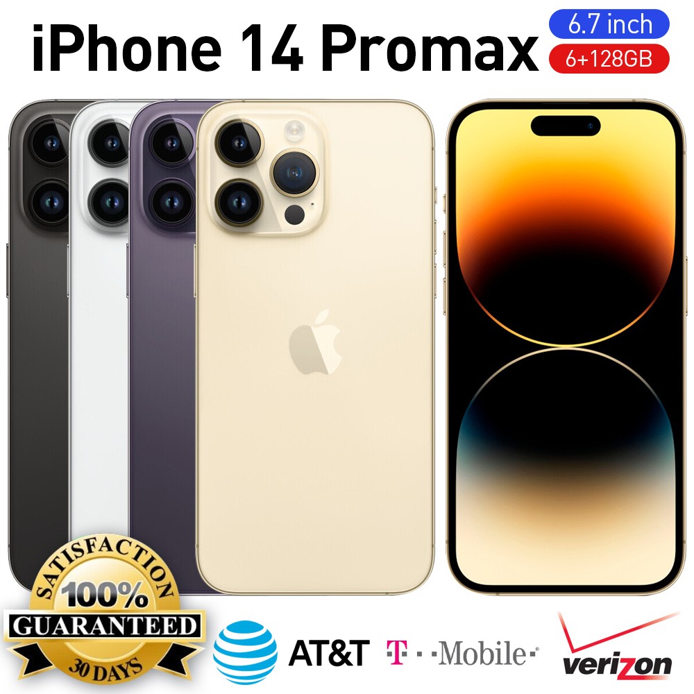 Apple iPhone 14 Pro Max - 256 GB - Space Black (AT&T) for