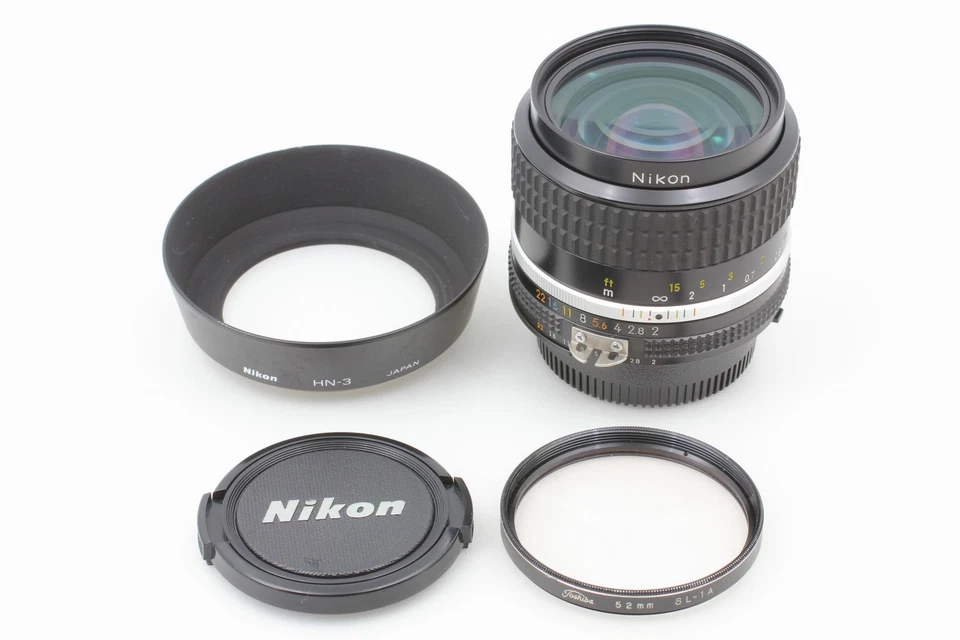 SIC [顶级完好带罩]尼康 Ai-s Ais Nikkor 35 毫米 f2 广角镜头日本制造 — 第 4/4 张图片