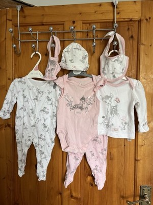 George Pink Disney Bambi Piece Baby Girl Set 0-3 Months