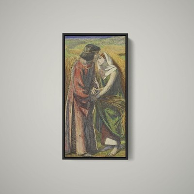 Dante Gabriel Rossetti - Ruth and Boaz - Art Print on Paper or Canvas