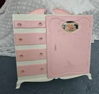 BARBIE doll vintage QUEEN SUSY GOOSE CHIFFEROBE as is TLC