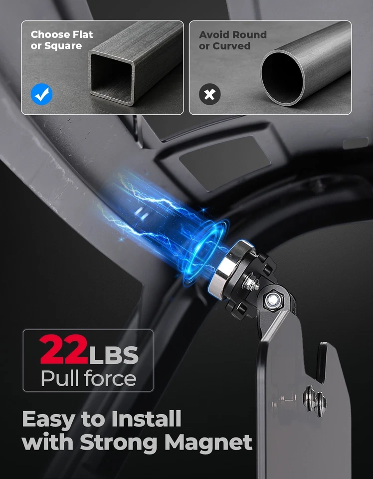 Parasol magnético Pro-Fit parasol tintado para Polaris Ranger Can-Am Defender Foto 2 de 4