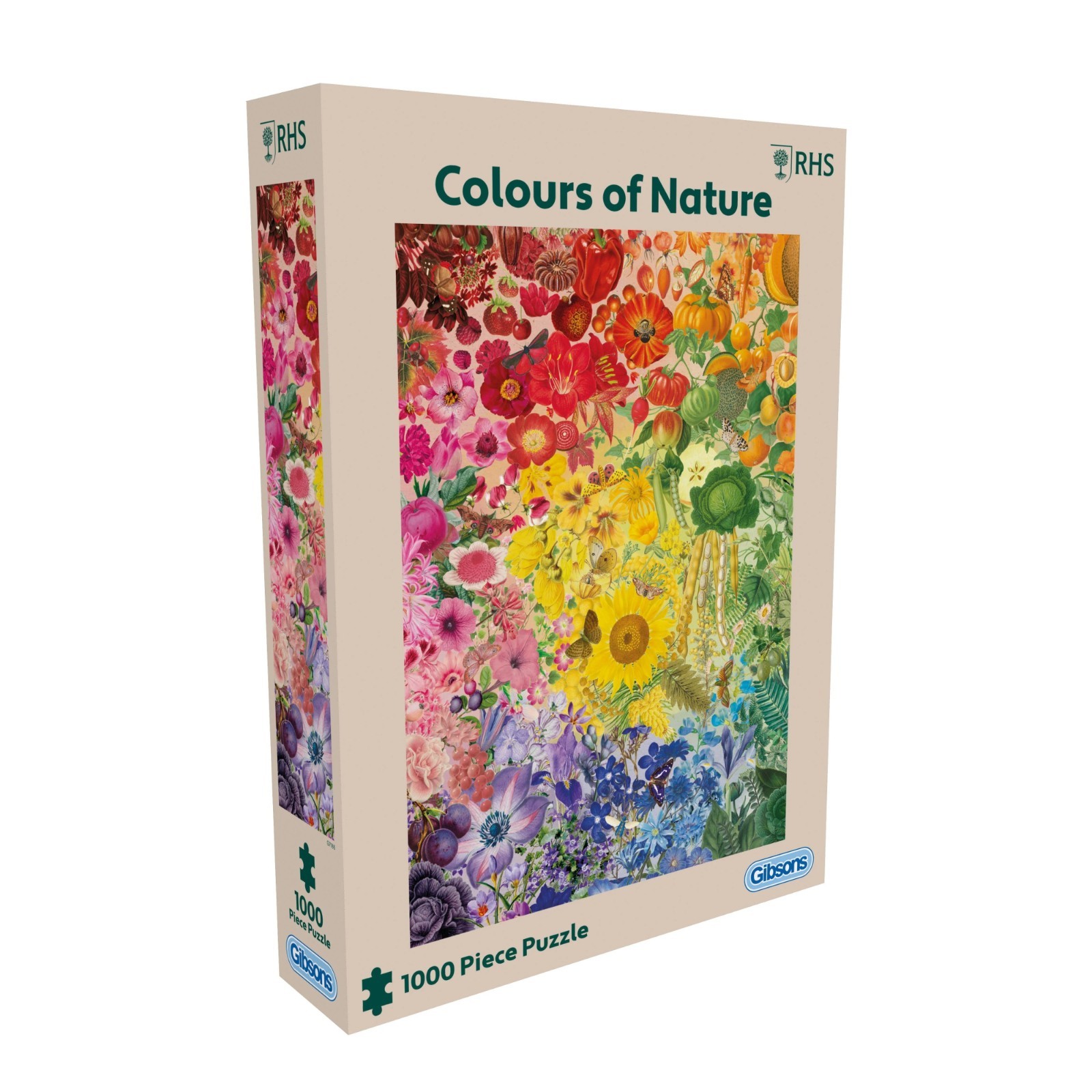 Gibsons RHS Colours Of Nature 1000 Piece Jigsaw Puzzle Botanical Garden G7186