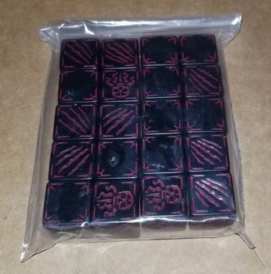 CTHULHU WARS  20 Battle Dice Pack  Black Goat Faction (Red) New