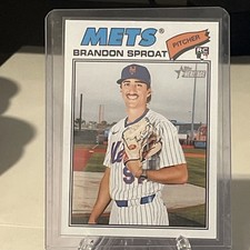 2026 Topps Heritage Brandon Sproat #118 New York Mets Rookie Card (RC)