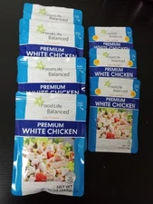 8 Pack Food Life Balanced Premium White Chicken 5 (10oz.) & 3 (2.6 oz) Packs