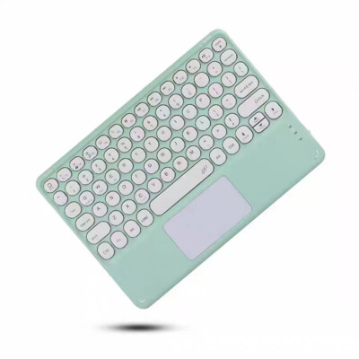 For iOS Windows Android With touchpad ultrathin  Rechargeable Circular button