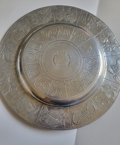 Vintage 1984 Arthur Court 14" Zodiac Platter Leo Lion - Picture 3 of 4