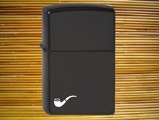 ZIPPO Pfeife Pfeifenfeuerzeug Schwarz Matt Benzinfeuerzeug Pipe Lighter