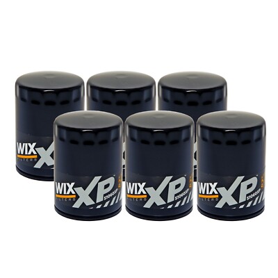 Wix XP Set of 6 Engine Motor Oil Filters Spin-On for Cady Chevy Ford GMC Hummer