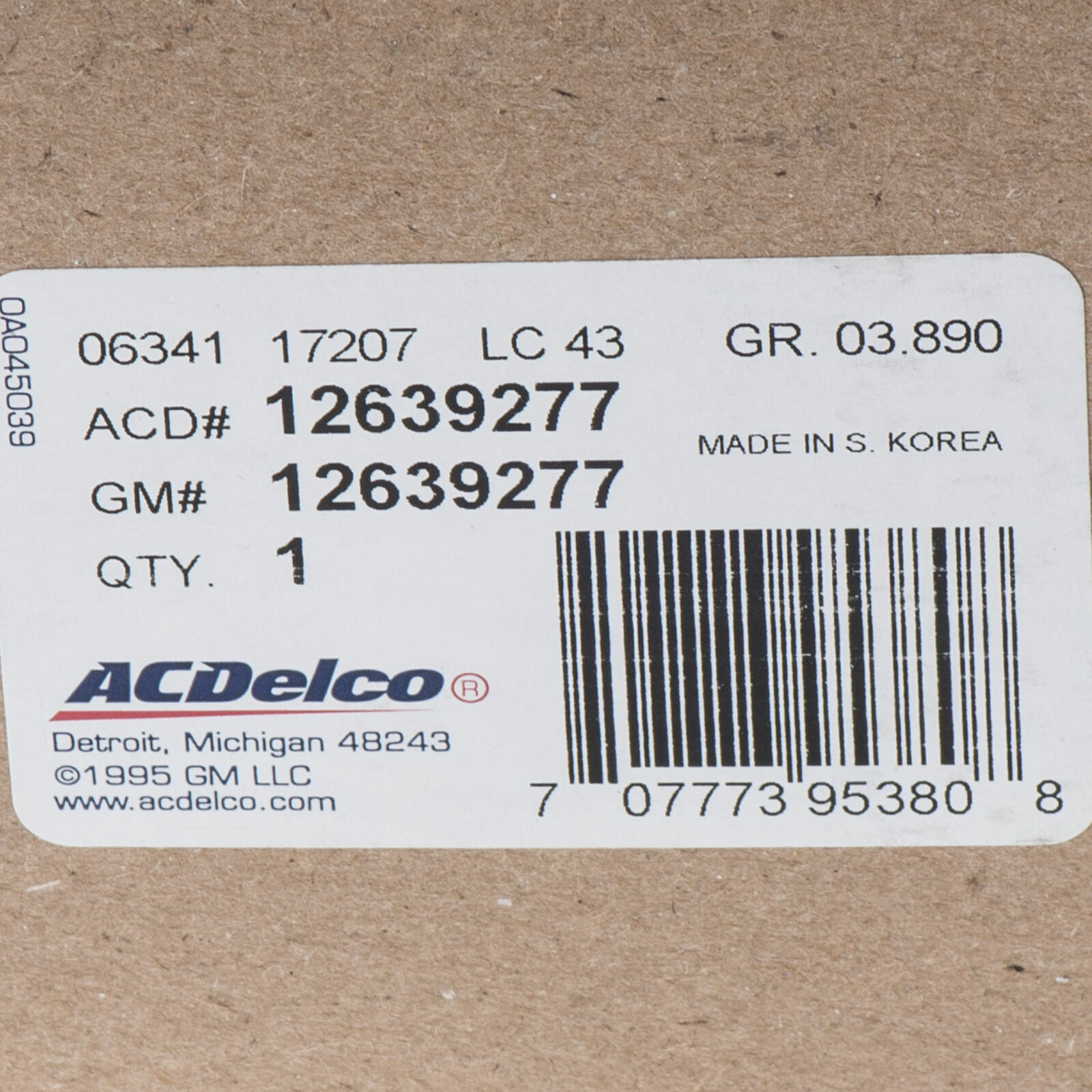 GM Genuine Parts Water in Fuel Indicator Sensor AC 12639277 | Buy