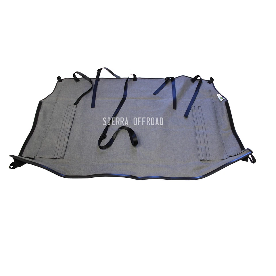 Sun Top for Jeep Wrangler TJ 1997-06 in Black Denim - Image 2 of 4