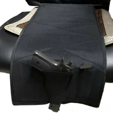 Car Gun Holster Holder with Mag Pouch for Concealment Under Truck Vehicle Seat