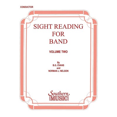 Sight Reading for Band, Book 2 (Oboe) by Billy Evans