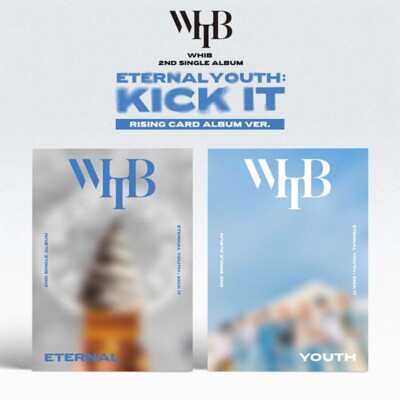 WHIB [ETERNAL YOUTH : KICK IT] Album RISING 2 Ver SET/2 QR Card+16 Card+2 Track