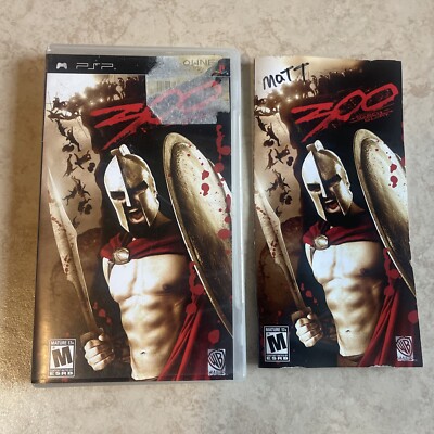 300: March To Glory (Sony PSP, 2007) Complete CIB PSP Game Tested