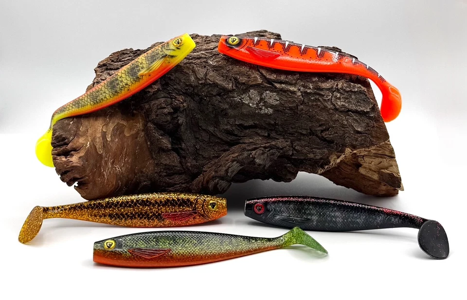 Fox Rage Ultra UV Pro Shad 18cm 6 Farben Gummifisch Gummiköder Softbait Köder