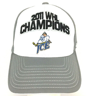 Kootenay Ice WHL Champions Cap 2011 Script Logo Jets Minor Hockey Baseball Hat