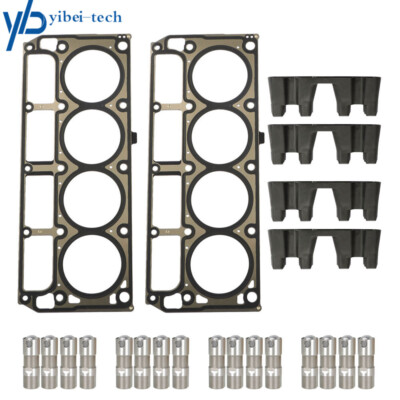 LS9 MLS Cylinder Head Gaskets & 4 Lifter Guide Trays Set For 5.3/5.7/6.0/6.2L
