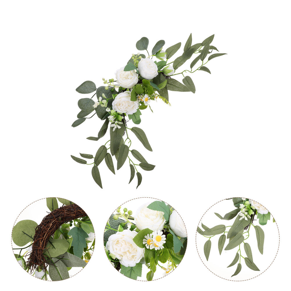 Artificial Floral Wedding Arch Wreath Rustic Rose & Peony eBay