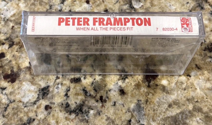 Peter Frampton - When All The Pieces Fit SEALED Cassette 82030-4 1989 w/ Hype - Image 2 of 3