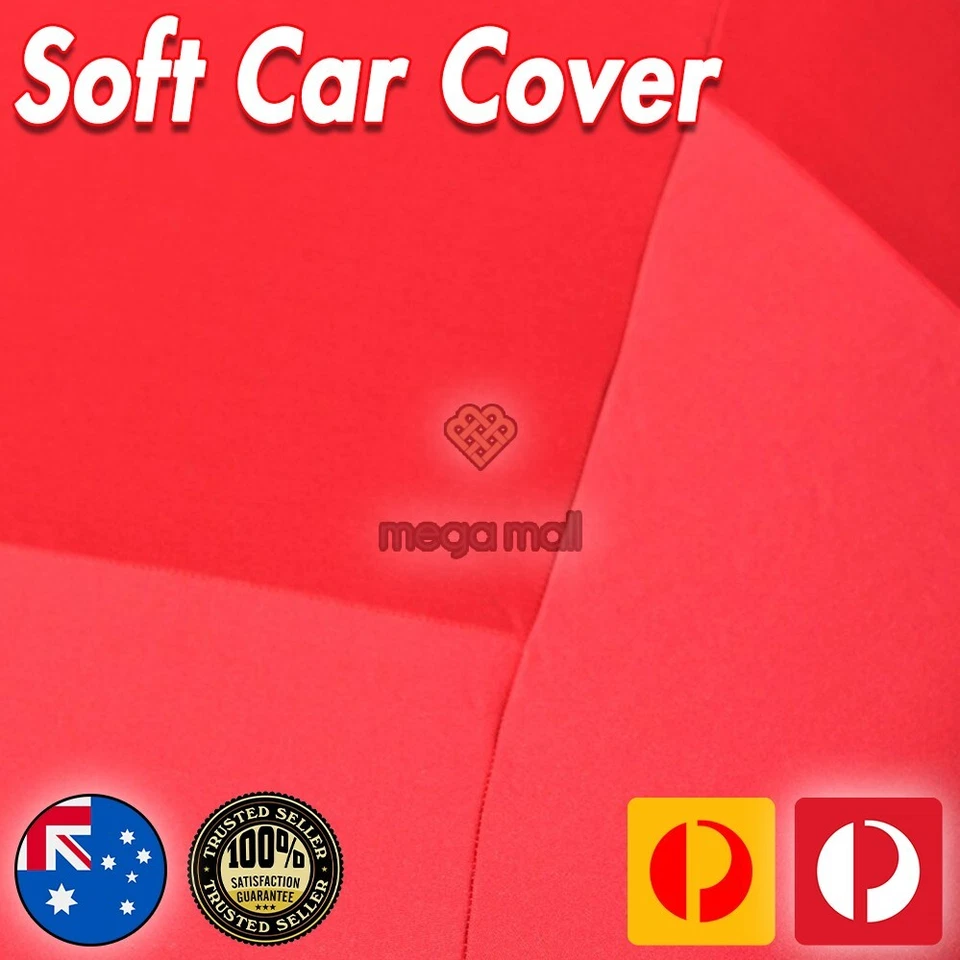 Red Car Cover For Mitsubishi LANCER EVO Evolution 3 5 6 7 8 9 X Non Scratch — 第 2/4 张图片