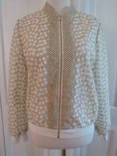 Tahari Gizelle Jacket in Bold and Ivory Medium NWT - 158