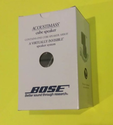 Bose Double Dual Cube Speaker Lifestyle Acoustimass with