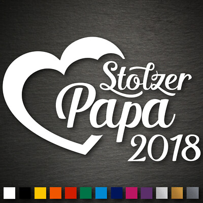 13376 Stolzer Papa 2018 Aufkleber 143x90mm Shocker OEM JDM DUB FUN Eltern