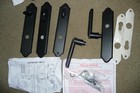 Lot Ashley Norton Bronze & Black Door Handles Escutcheons Dead Bolts Levers +