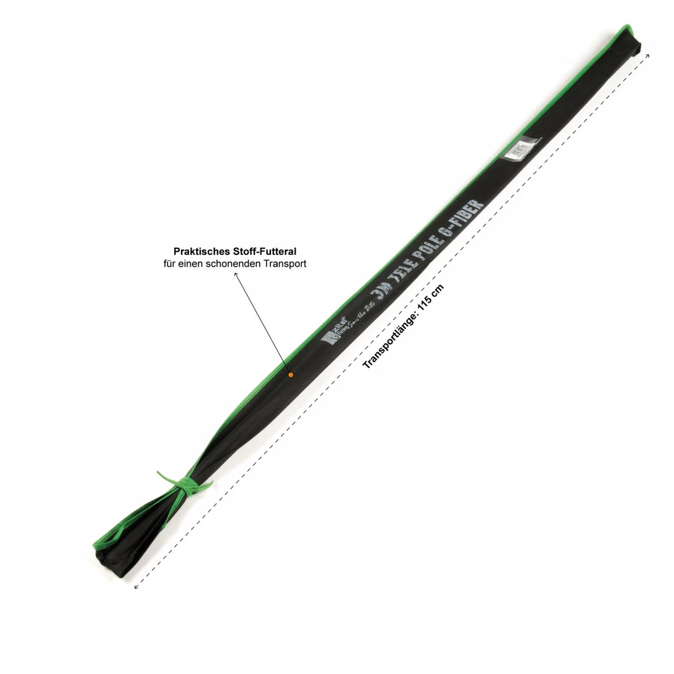 Stipprute Stipp 3-7m Fiberglas Angelrute Teleskoprute Spitzenring Zite Fishing - Bild 4 von 4