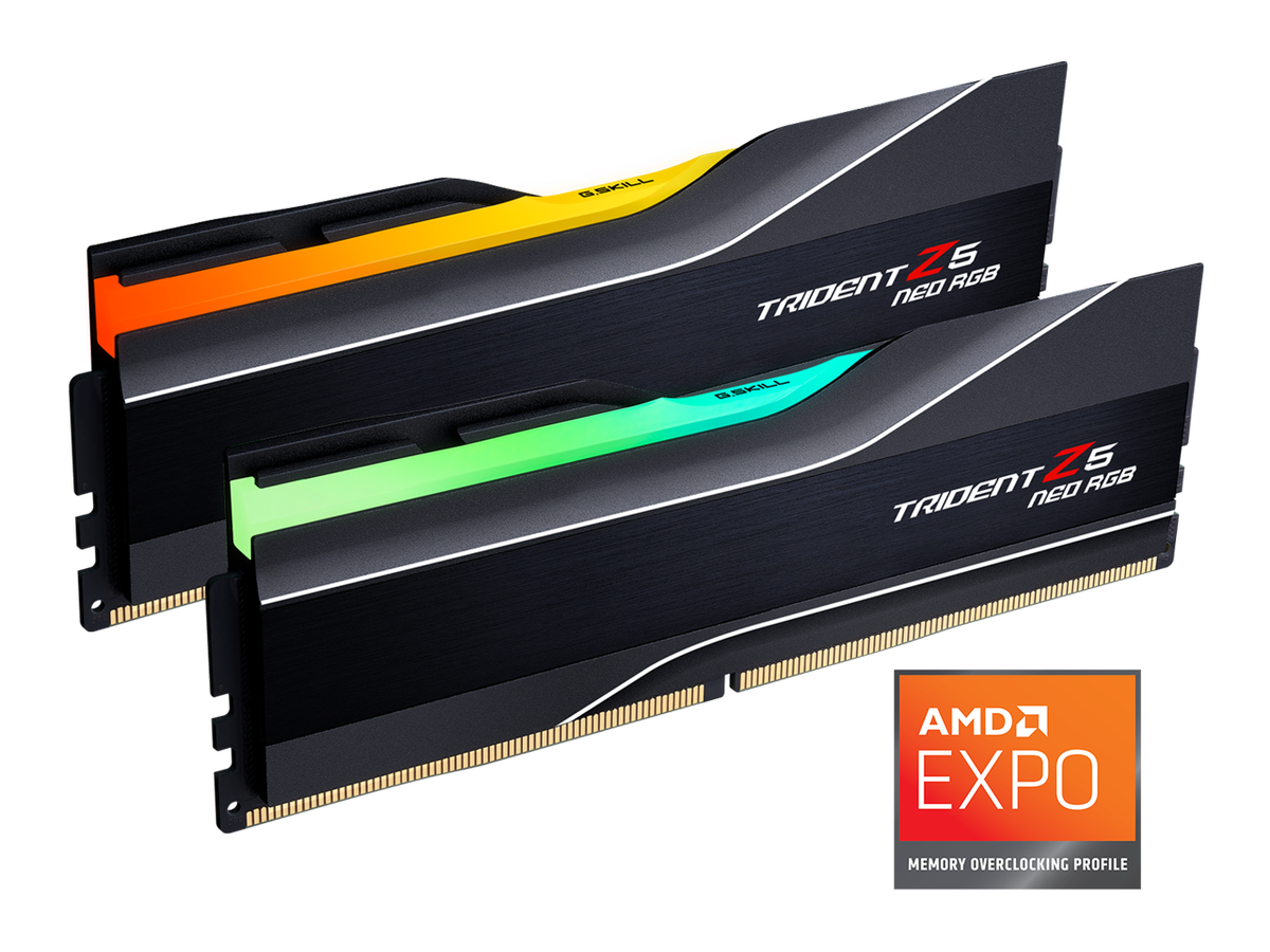 G.SKILL Trident Z5 RGB 64GB (2 x 32GB) DDR5 6400 PC RAM for
