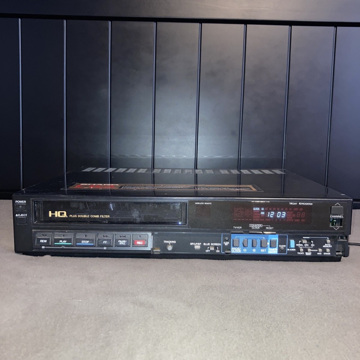 Sharp Model VC-787U Japan VHS HQ Plus Double Comb Filter VCR