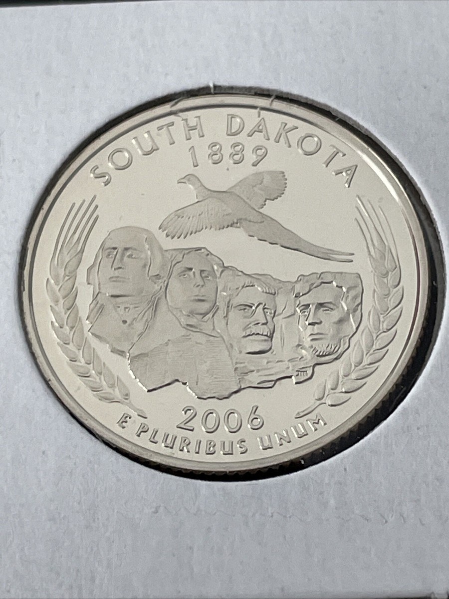 【新品未開封】2006年発行 サウスダコタ州Quarter 1 バンク•ロール 2006 Proof South Dakota State Quarter | eBay