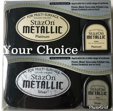 Tsukineko Stazon Metallic Fast Drying Solvent Ink Pad  Refill - NEW