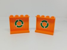 LEGO City : Panneau 1 x 4 x 3 Logo recyclage - Réf 4215bpb42 - Set 7991