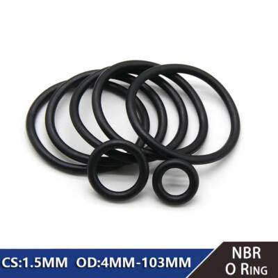 Outside Dia 3mm -16mm Oil Resistant NBR Nitrile Butadiene Rubber O-Ring Sealing