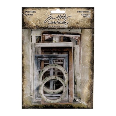 NEU Tim Holtz Idea-ology Halloween Fußleiste Fensterrahmen 